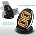 Nekteck iPhone X Wireless Charger,Fast Wireless Charger Stand for Samsung Galaxy S9/ S9 Plus/ S8 /S8 Plus /S7 /S7 S6 Edge,Note 8/5, Standard Charger for iPhone X/ 8/8 Plus(NOT Included AC Adapter)