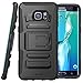 i-Blason Galaxy S6 Edge Plus Case, Prime Series Dual Layer Holster for Samsung Galaxy S6 Edge Plus + with Kickstand and Locking Belt Swivel Clip (Black)