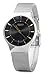JULIUS Men’s Black Dial Mesh Stainless Ultra Thin Stylish Quartz Watch Fashion Elegant Wristwatch