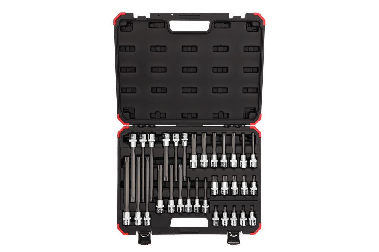 GEDORE red Bit set, Screwdriver bit socket set for Torx screws, Screwdriver bits, Tool, R68003032
