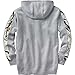 Legendary Whitetails Mens Snow Camo Outfitter Hoodie Athletic Heather Large