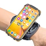 Comsoon Sports Wristband, 360&deg; Rotatable Forearm Armband Phone Holder for iPhone 11/11 Pro Max/Xs Max/XR/8 Plus/7, Galaxy Note9/S9 Plus/S9 & Other 4"-6.5" Phone, with Key Holder for Biking Running