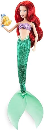 Amazon ディズニーストアusa アリエル クラシックドール フランダー フィギュア 12インチ Ariel Classic Doll With Flounder Figure 12 並行輸入品 人形 ドール おもちゃ