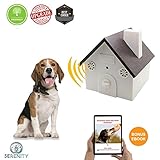 Serenity (New Upgrade Model) Ultrasonic Bark Control Device-Anti-Barking Training Tool - Safe Deterrent Silencer for Yard - Outdoor Sonic Control For Small/Medium/Large Dogs -Up To 50 Feet Effective