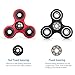 FridayFun Tri-Spinner Fidget Black EDC ADHD Focus Toy With Longer rotation and Smaller Friction, Great for Deep Thought & Anxiety Relief