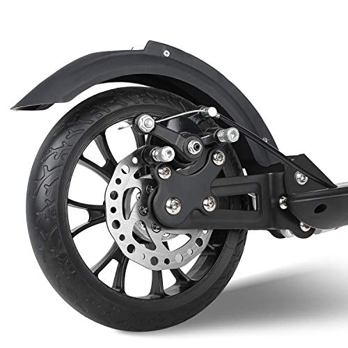 VOKUL Foldable Kick Scooter for Adults Teens Kids with Big 200mm Wheel,Hand Disc Brake Two-Wheels Commuter Scooter -Aesthetic Design,Full Aluminum Body,3 Seconds Easy-Folding System,220lbs Capacity