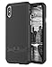 Jaagd iPhone X Case, iPhone 10 Case, Slim Shock-absorbing Modern Slim Non-slip Grip Cell Phone Case (Black)