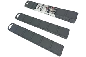 BBQ Butler Gator Tail - Leveling Shims for Grill - Plastic Wedges for Smokers, BBQs and Griddles - Cabinet Leveling Blocks- Hard Leveling Wedge - 2 Pack (Grey)