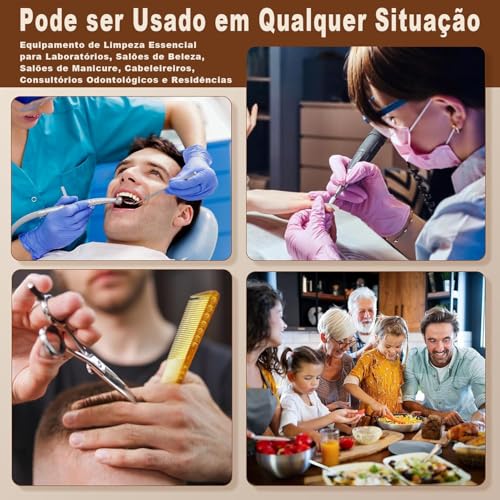 110V Autoclave para Manicure, Estufa Esterilizadora Manicure, Autoclave para Manicure, Gabinete Portátil para Cuidados com As Unhas, Esterilizadores para Ferramentas de Unha