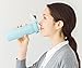 Thermos Stainless Steel Commuter Bottle, Vacuum insulation technology locks,0.5-L,SKY　Blue,[one-touch open type] ,JNL-502 SKY