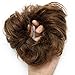 100% Remy Human Hair Up Messy Hair Bun Extension Scrunchie Scrunchy Extensions Hairpiece Do Bun Ponytail Diverse Colors