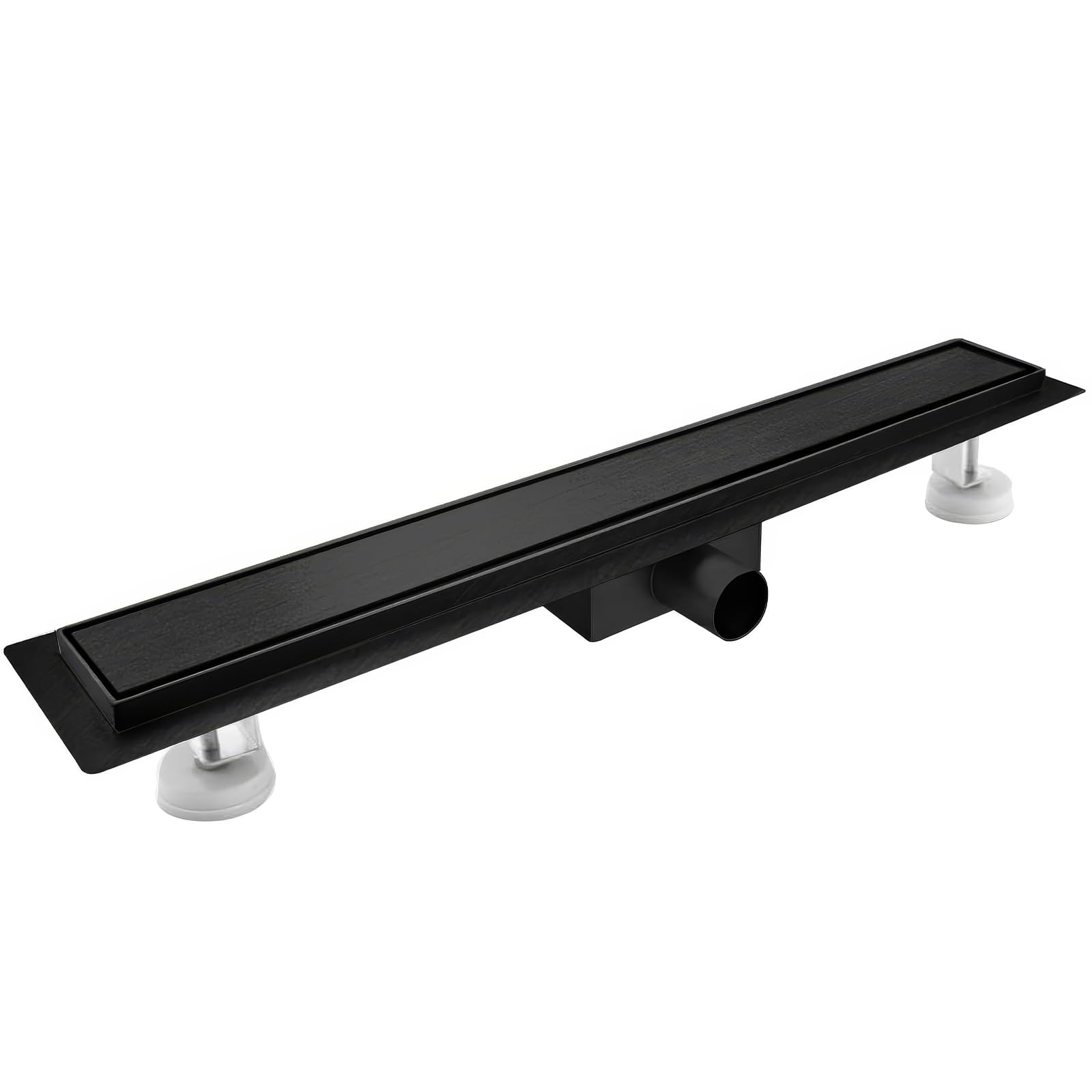 sunrik Shower Drain 60 cm Black