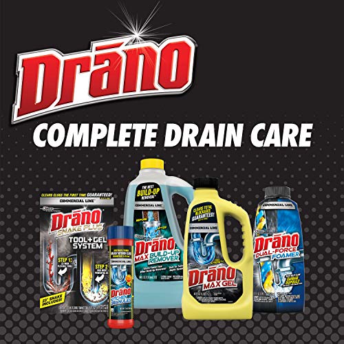 Drano Gel Drain Clog Remover and Cleaner 16oz and Snake Plus Tool 23