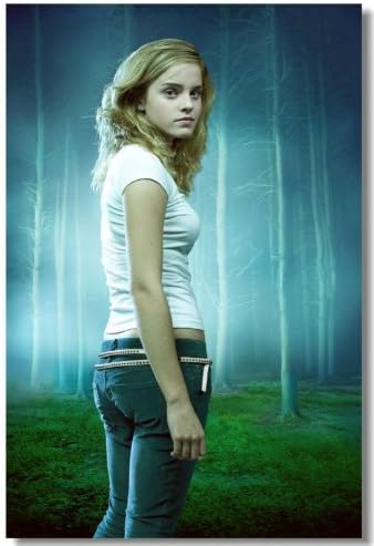 Emma Watson Wall Silk Poster Big Print Mural Hermione Granger Harry Potter 6 7 End Movie Girl 038 24x36 Inches Amazon Ca Home Kitchen