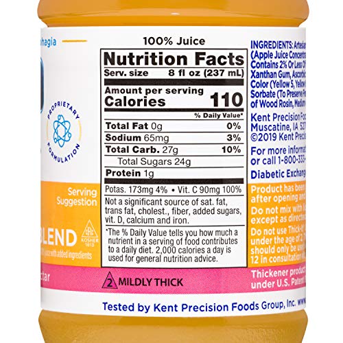 THICK-IT CLEAR ADVANTAGE THICKENED ORANGE JUICE BLEND – MILDLY THICK/NECTAR, 8 OZ BOTTLE
