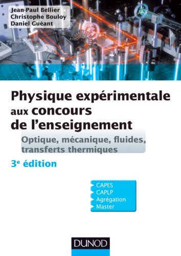 Physique expérimentale aux concours de l'enseignement