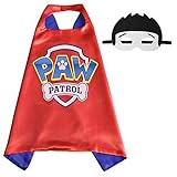 Paw Patrol Cape and mask Costume Set for Boys and Kids Age 2-10 Dress up Birthday Party (Paw Patrol)