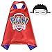 Paw Patrol Cape and mask Costume Set for Boys and Kids Age 2-10 Dress up Birthday Party (Paw Patrol)