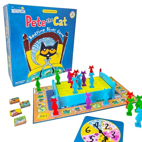 Briarpatch, Pete The Cat Bedtime Blues Game, Based On Early Reader Books by James Dean, Preschool Learning for Children