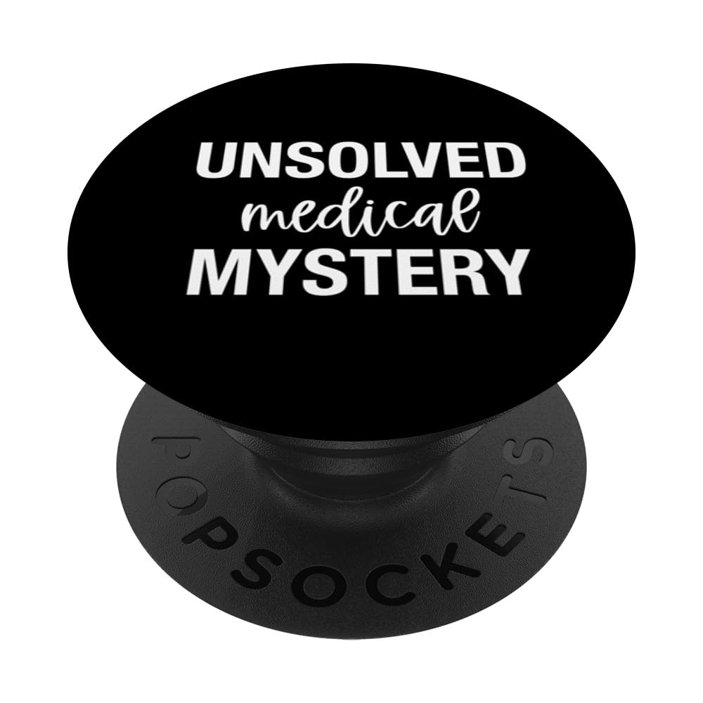 Unsolved Medical Mystery Doctor Humor Rare Diagnosis Zebra PopSockets Adhesive PopGrip