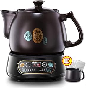 Fikujap Herbal Medicine Pot, Casserole Cooker, Multifunction Gas Soup Tank Stone Health Non-Stick Pan Cooking Utensils, Precise Control