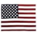 Oversized USA Flag Fleece Throw Blanket, 60 inch x 80 inch Red/White/Blue