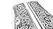 Sri Lanna Aluminum Hand Engraved Browning Hi Power 9mm Gun Grips Flower #02