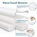 GREHOME Memory Foam Pillow, Pillows for Sleeping, Cervical Pillow for Neck, Shoulder Pain, Contour Pillow for Back, Stomach, Side Sleepers with Removable Washable Pillowcase -16 x 25 x 3.5/4.7 inches