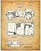 Vintage Willys Jeep - 11x14 Unframed Patent Print - Makes a Great Man Cave Decor and Gift Under $15 for Jeep Owners and Enthusiasts