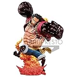 Banpresto Onepiece Monkey. D. Luffy Gear4 Kong Gun -Crimson Color Toy, Black/Blue