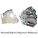 Midwest Hearth Diamond White Reflective Fire Pit Glass 1/2-Inch (10-Pound Jar)