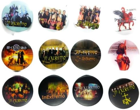 IN EXTREMO (2) Awesome Quality Lot 12 New Pins Pinback Buttons Badge 1.25 Inch
