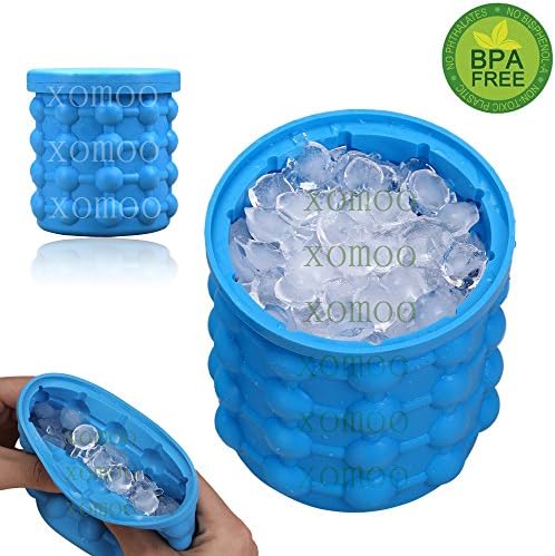 New Ice Cube Maker Genie- The Revolutionary Space Saving Dual-use Ice Cube Maker, Ice Genie Kitchen Tools.