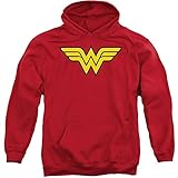 DC Comics Wonder Woman Logo Mens Pullover Hoodie
