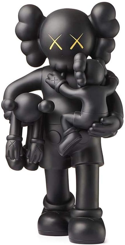 KAWS Clean Slate Vinyl Action Figure - Home&Office&Car Decor - Best Gift (Black)