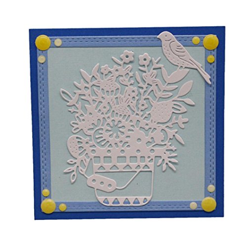 Morrivoe DIY Scrapbooking Flower Heart Metal Cutting Dies Stencils Album Paper Card Craft Cardmaking