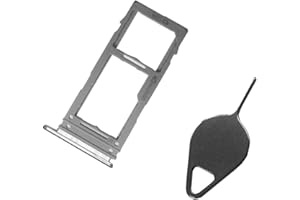 Eaglewireless S10e SIM Card Tray & Micro SD Card Slot Holder Replacement for Samsung Galaxy S10E (One Sim-Black)