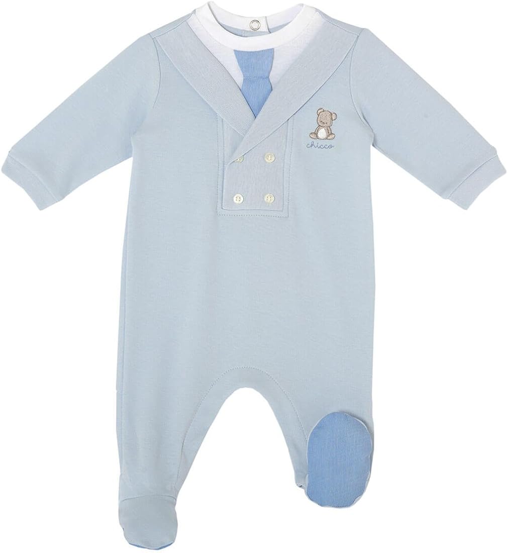 Chicco Baby Chenille-Strampler Winter - Weicher Overall Mit Klettverschluss