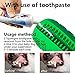 AUSXINX 2019 Newest Dog Toothbrush Stick-Puppy Dental Care Brushing Stick Effective Doggy Teeth Cleaning Massager Nontoxic Natural Rubber Brite Bite Resistant Chew Toys for Dogs Pets
