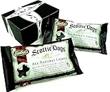 Gimbal's All Natural Black Licorice Scottie Dogs, 11.5 oz Bags in a BlackTie Box (Pack of 2)
