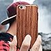 iPhone 7 8 Soft Wood Case, NeWisdom [Knock on Wood] Unique Stylish Slim Rubberized Wooden Case for Apple iPhone7 iphone8 – Sandalwood