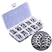 Sougayilang Box 75pcs/80pcs Rod Guides Freshwater Saltwater Fishing Rod Parts Ring Stainless Repair Guides DIY Set Kits