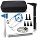 Reusable Medical Penlight with Pupil Gauge, Reflex Hammer, Stethoscope & Carry Case - Combo for Nurses & Family Doctors & Kids Playtime Gifts as Well!