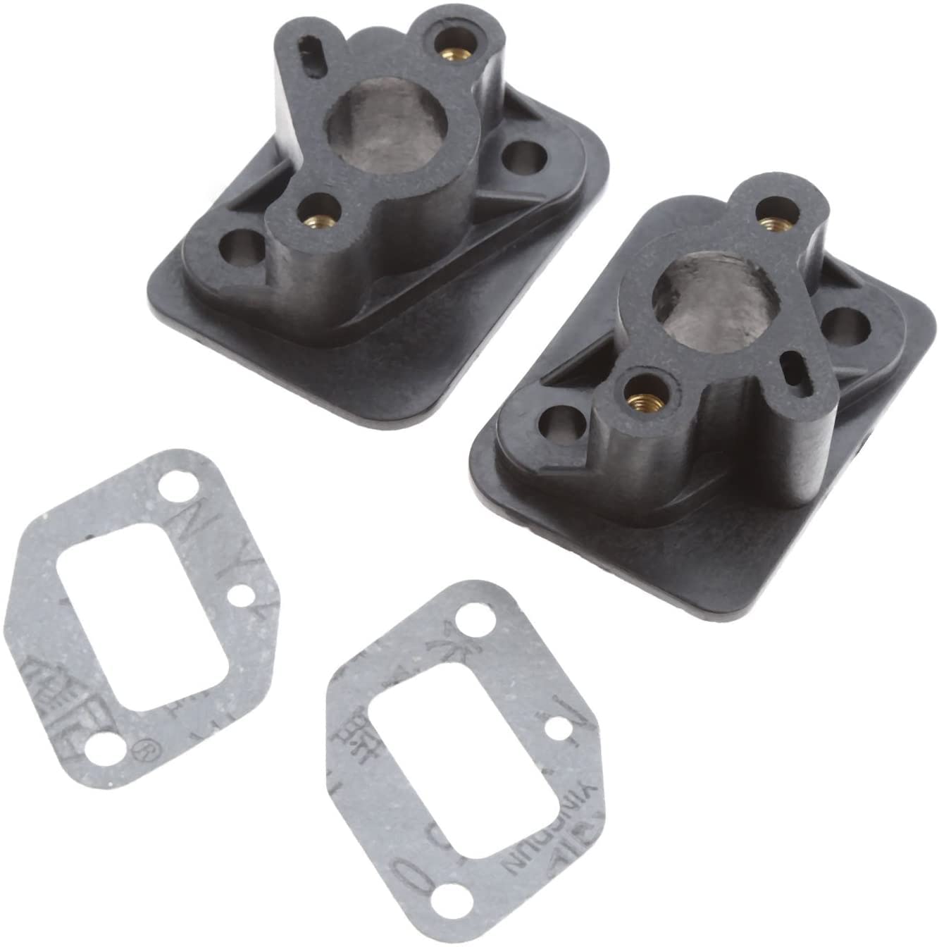 deawater Carburetor Kit Brush Cutter Grass Trimmer Spare Parts Intake Manifold with Gasket 2Sets 1E40F-5 44F-5 BC430 CG430 CG520 43CC 52CC
