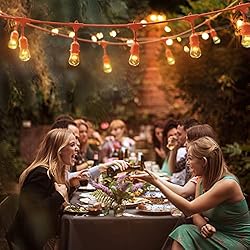 addlon 96 FT (2x48FT) Outdoor String Lights