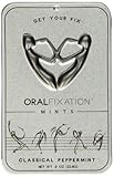 Oral Fixation Mints Classical Peppermint, Sugar Free, 0.8-Ounce Tins (Pack of 12)
