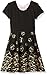 STAR WARS Big Girls Storm Trooper Bow Back Dress, Black, S-7