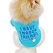 Voberry® New Fashion Pet Puppy Funny Cute Clothes Summer Cotton Quote Shirt Small Dog Cat Pet T Shirt (S)