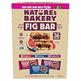 Nature's Bakery Stone Ground Whole Wheat Fig Bar-36, 2 OZ Twin Packs, variety pack