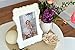 Mimi HomeDecor – White Vintage 5x7 Inches Wooden Photo Frame With Glass - For Your Family, Baby or Wedding Picture - Wall & Tabletop Frame – Great Gift Idea – 100% Satisfied Guarantee